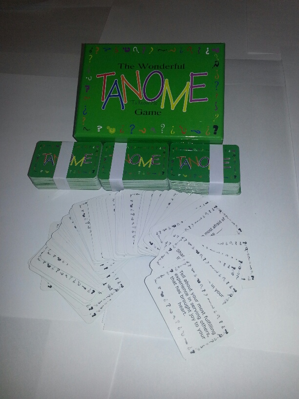 TANOME (Ta Know Me) Card Game